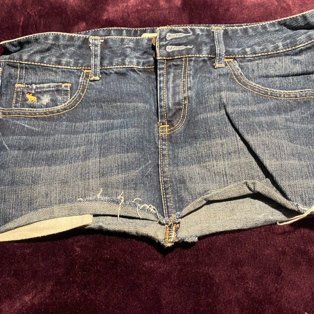 Abercrombie & Fitch Blue Denim Shorts